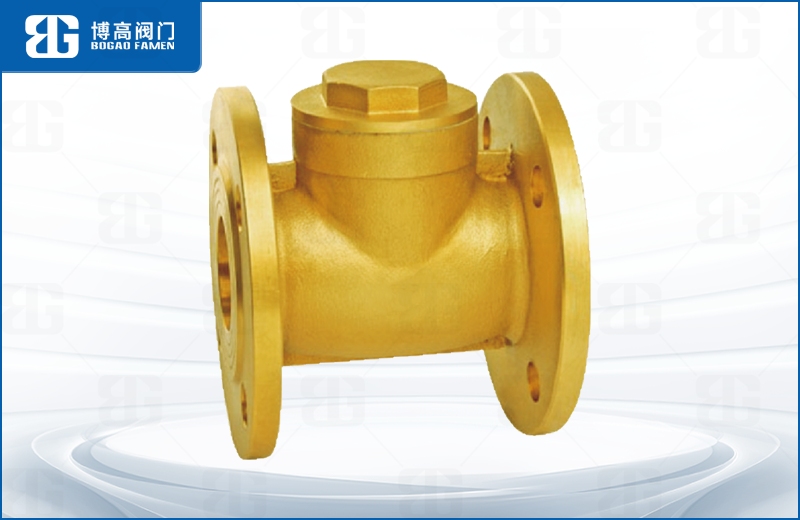 黃(huáng)銅法蘭(lán)止回閥(fá)