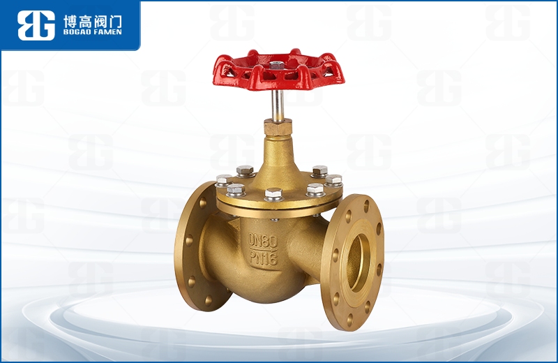 黃銅(tong)法蘭截止閥(fa)