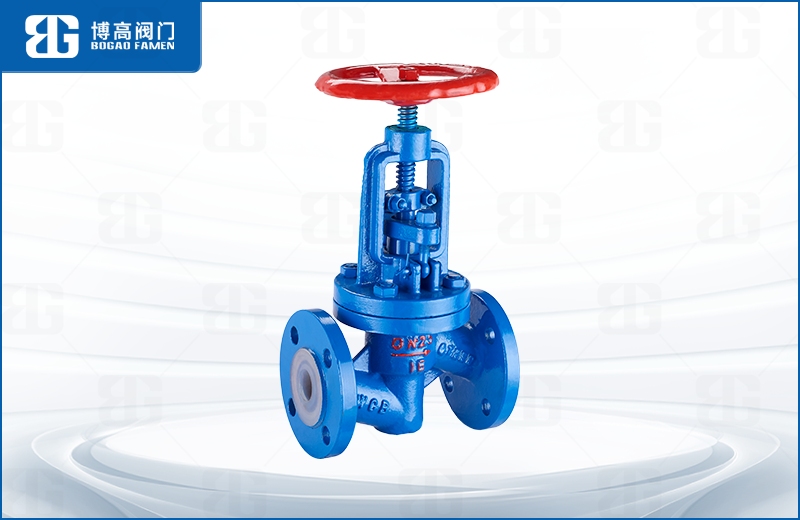 法蘭式襯(chen)氟截止閥(fa)